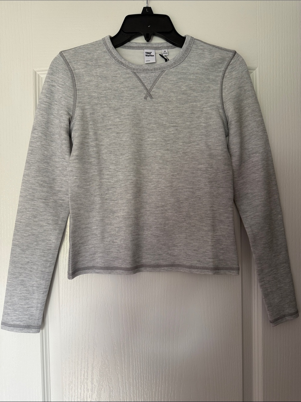 TNA Wafflex Heather Chrome Longsleeve